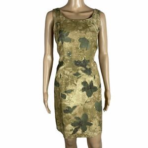Rabbit Designs Green Floral Pencil Dress